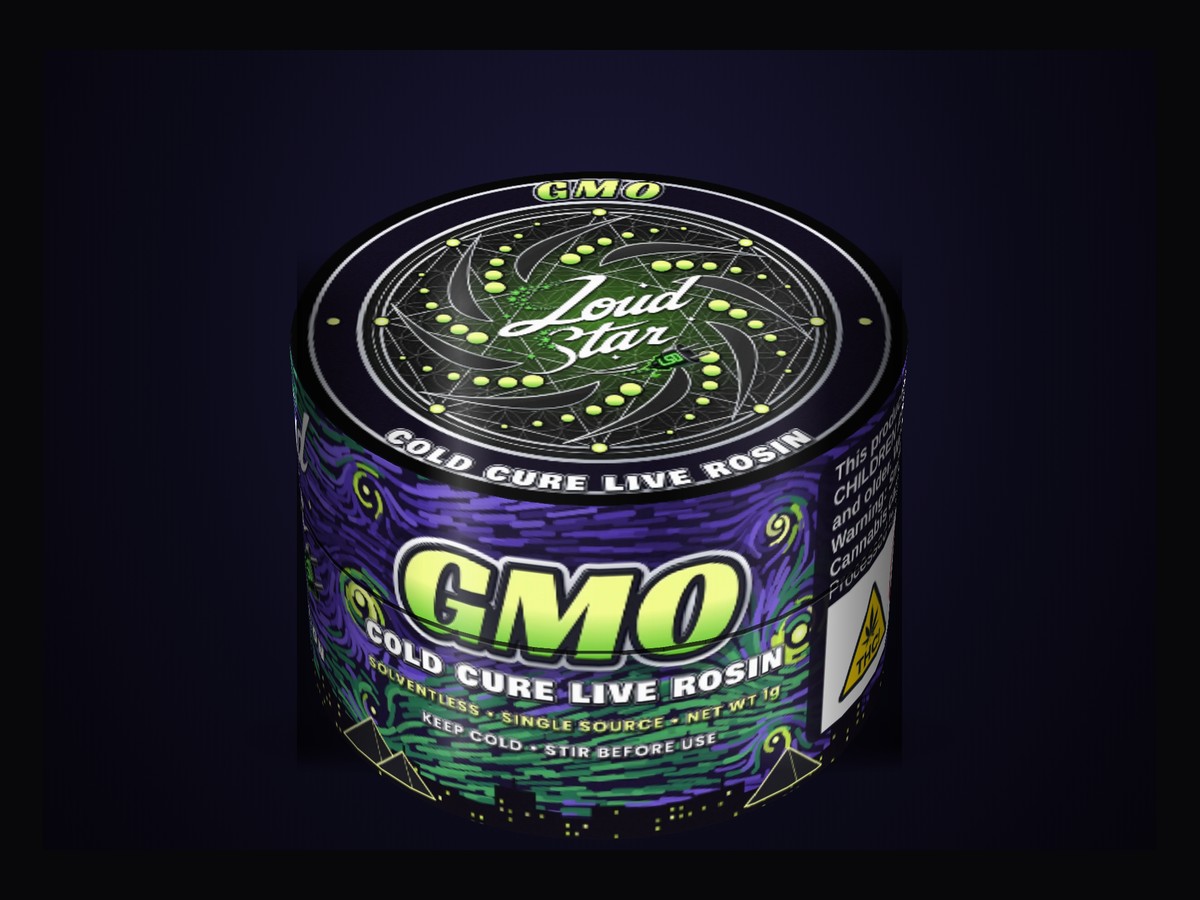 Loud Star GMO cold cure rosin jar